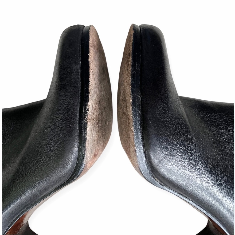 Coach Womens Legra Ankle Boots Booties Black Stacked Heel Tasseled, sz 7B - Picture 13 of 16
